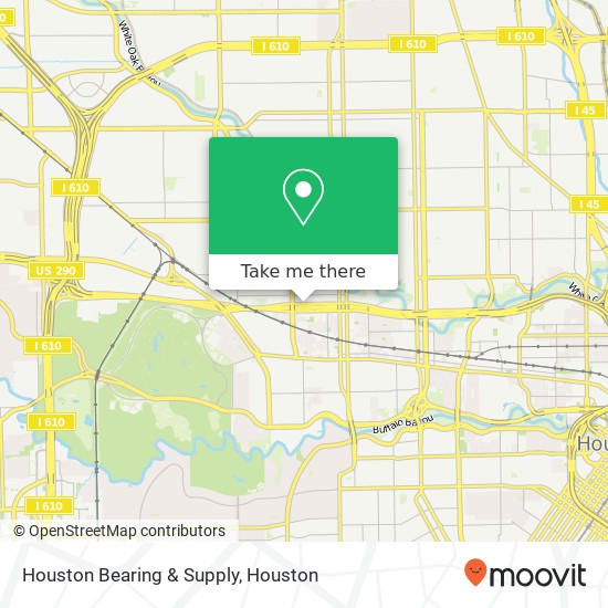 Mapa de Houston Bearing & Supply