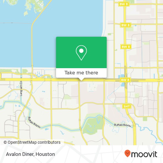 Avalon Diner map