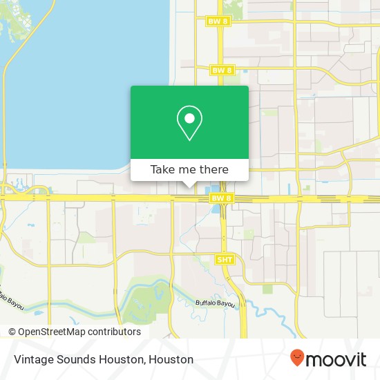 Vintage Sounds Houston map