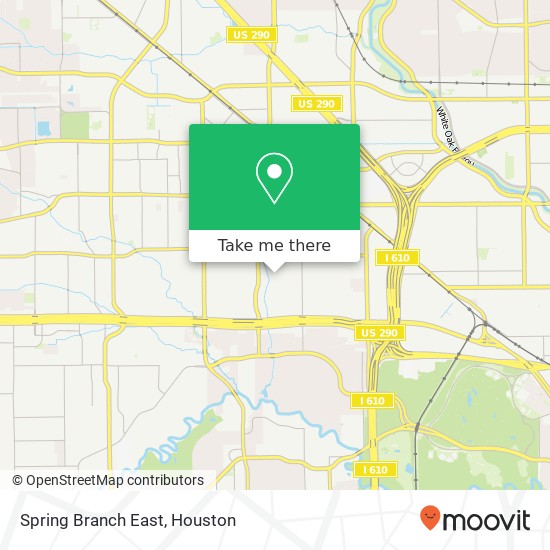 Mapa de Spring Branch East