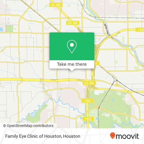 Family Eye Clinic of Houston map