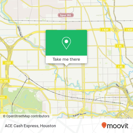 ACE Cash Express map