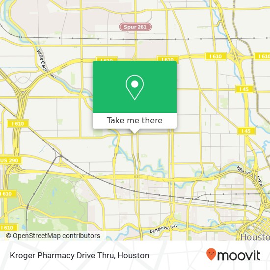 Kroger Pharmacy Drive Thru map