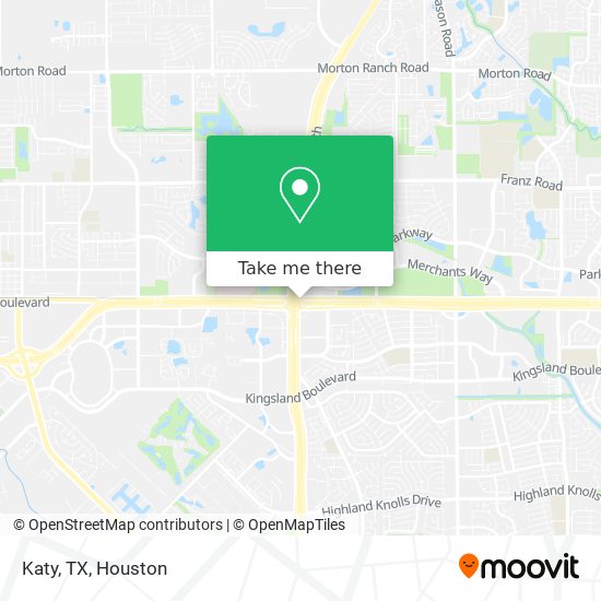 Katy, TX map