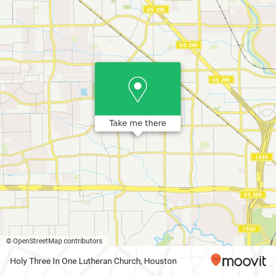 Holy Three In One Lutheran Church map