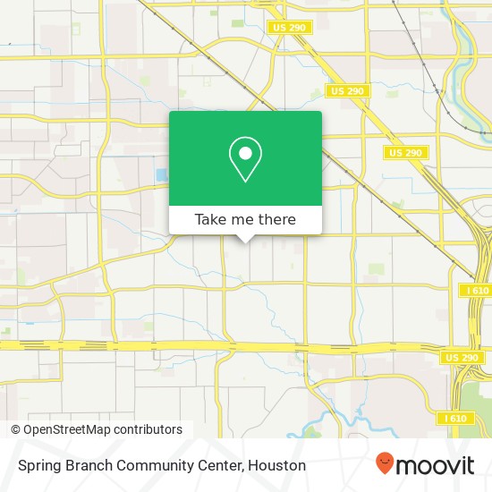 Spring Branch Community Center map