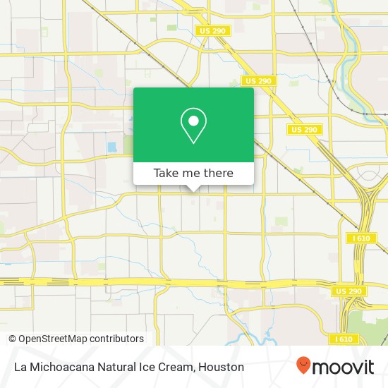 La Michoacana Natural Ice Cream map