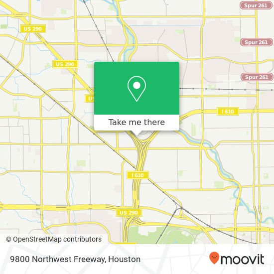 Mapa de 9800 Northwest Freeway