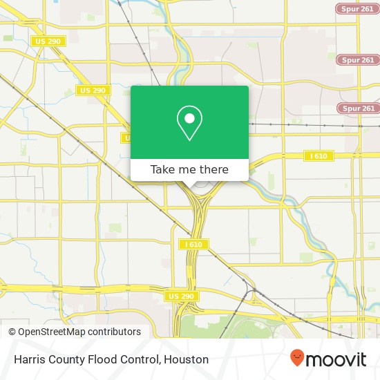 Mapa de Harris County Flood Control