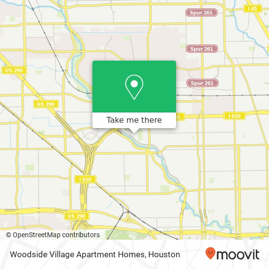 Mapa de Woodside Village Apartment Homes