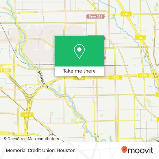 Mapa de Memorial Credit Union