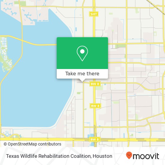 Mapa de Texas Wildlife Rehabilitation Coalition