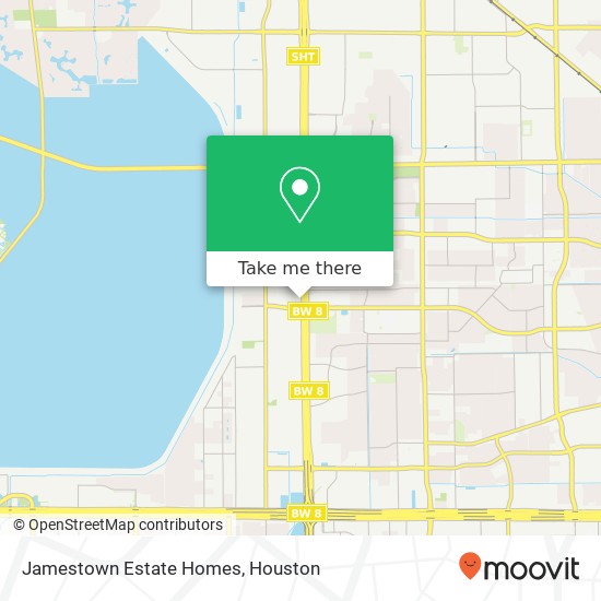 Jamestown Estate Homes map