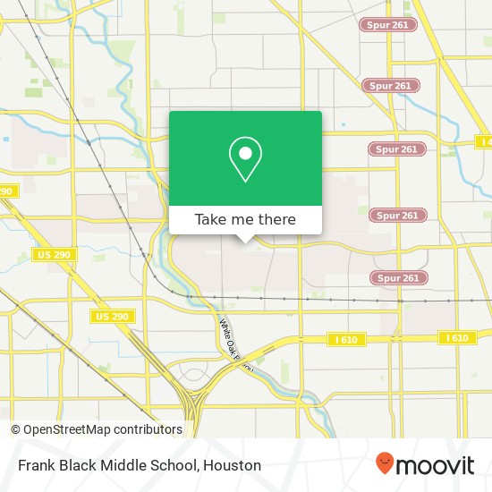 Mapa de Frank Black Middle School