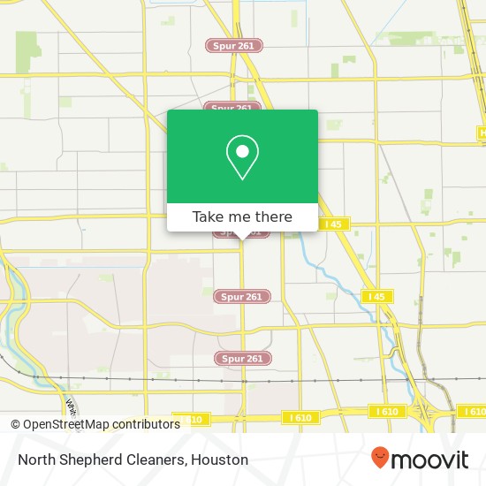 North Shepherd Cleaners map