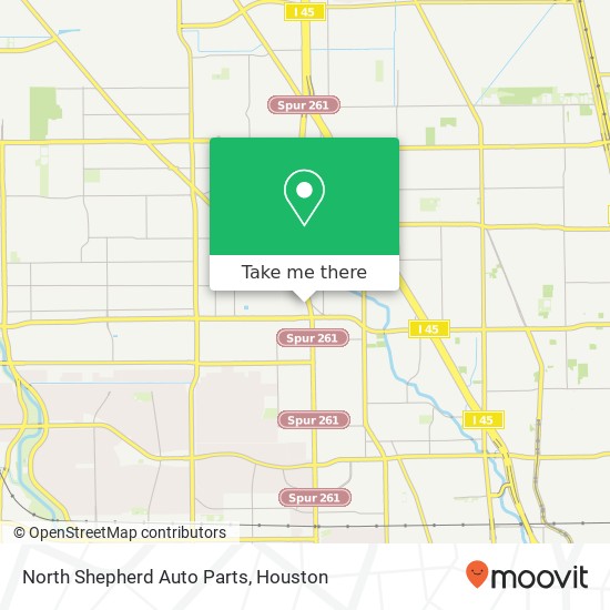 Mapa de North Shepherd Auto Parts