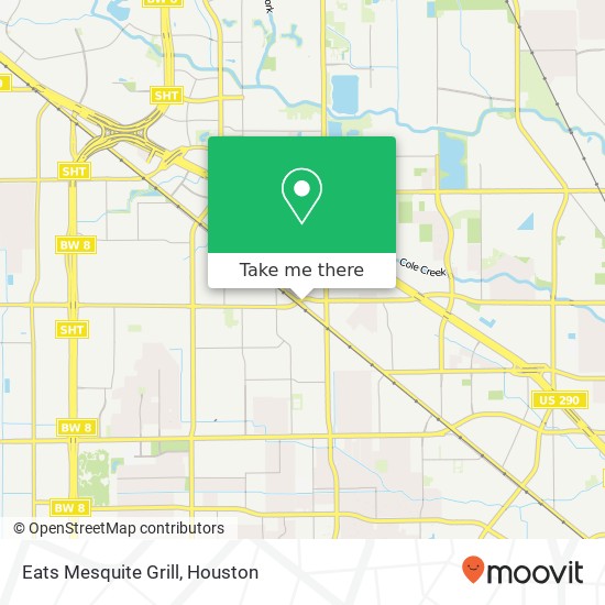 Mapa de Eats Mesquite Grill