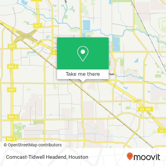 Comcast-Tidwell Headend map