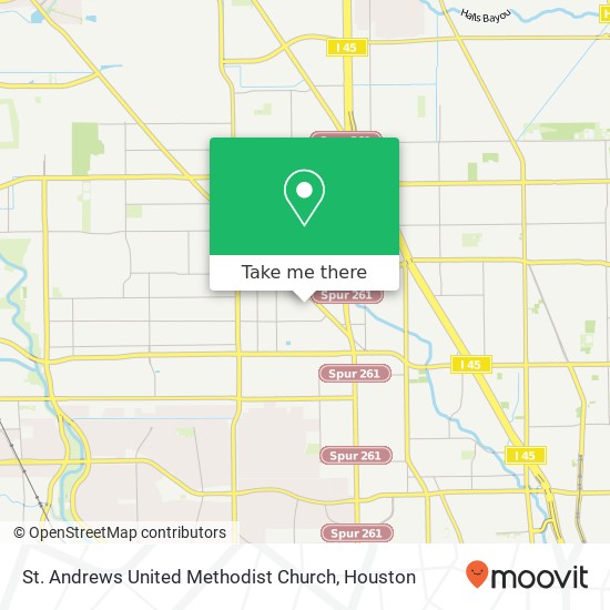 Mapa de St. Andrews United Methodist Church