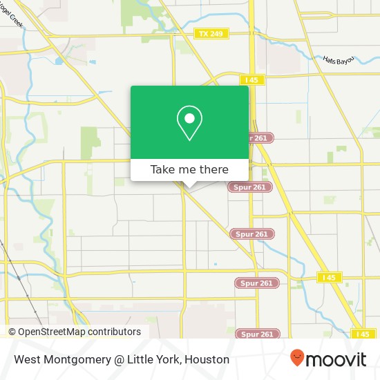 Mapa de West Montgomery @ Little York