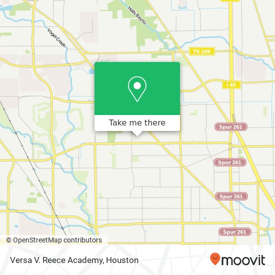 Versa V. Reece Academy map