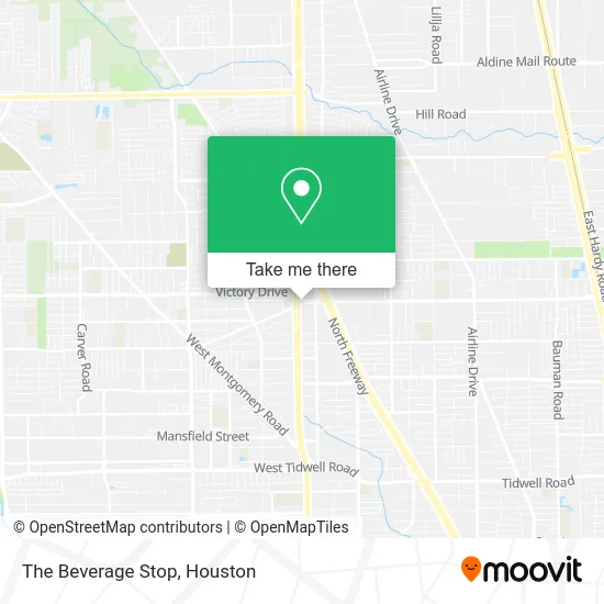The Beverage Stop map