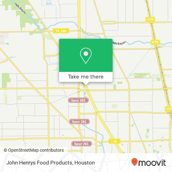 John Henrys Food Products map