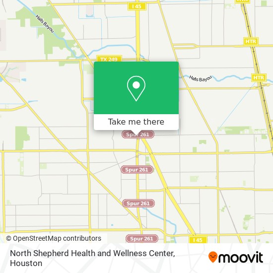 North Shepherd Health and Wellness Center map