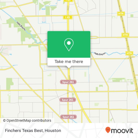 Finchers Texas Best map