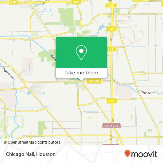 Chicago Nail map
