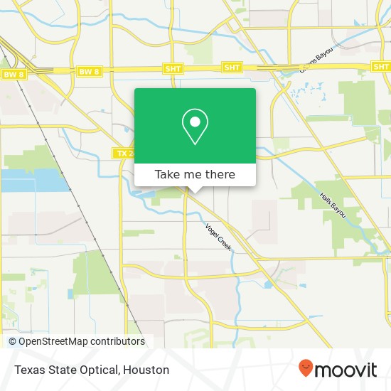 Texas State Optical map