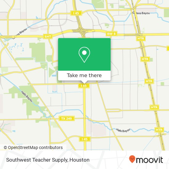 Southwest Teacher Supply map