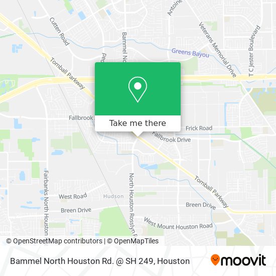 Bammel North Houston Rd. @ SH 249 map