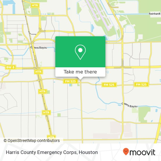 Mapa de Harris County Emergency Corps