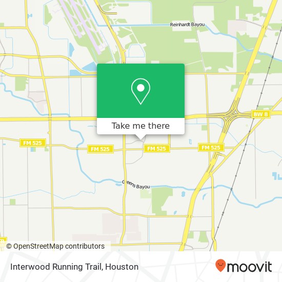 Mapa de Interwood Running Trail