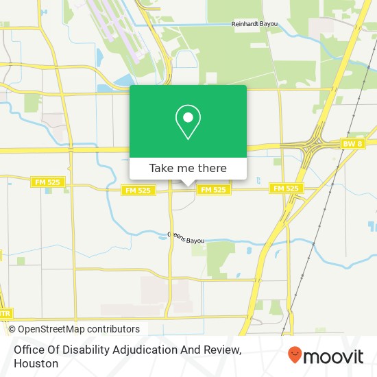 Office Of Disability Adjudication And Review map