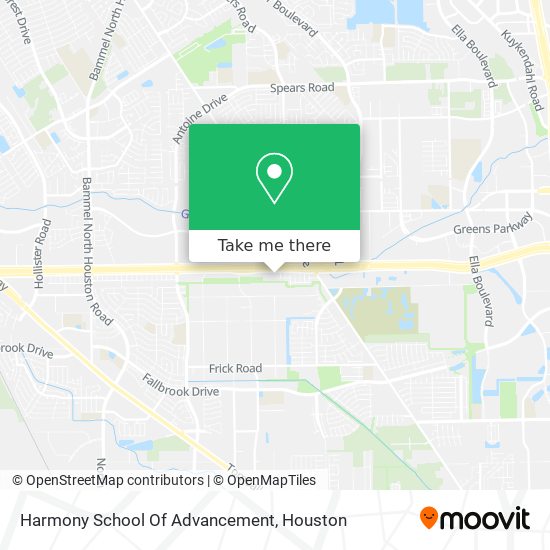 Harmony School Of Advancement map