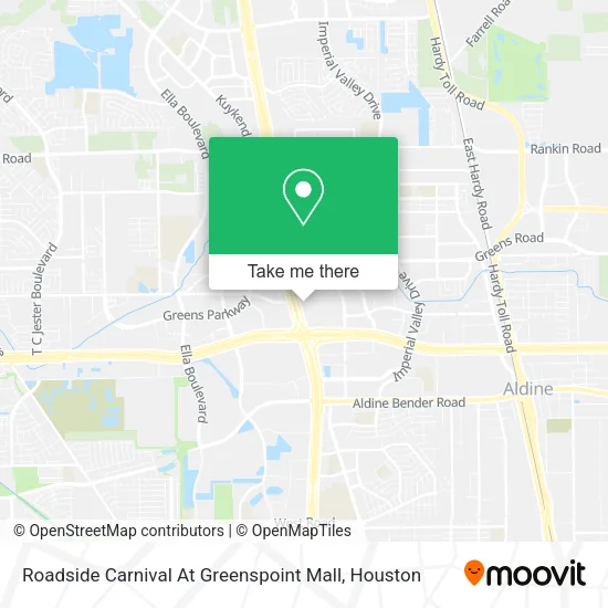 Roadside Carnival At Greenspoint Mall map