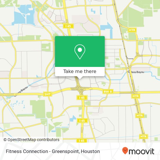 Fitness Connection - Greenspoint map