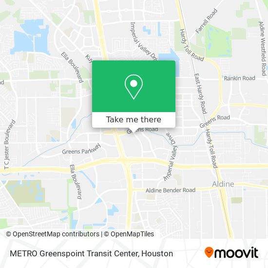 Mapa de METRO Greenspoint Transit Center