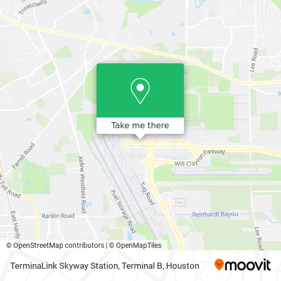 TerminaLink Skyway Station, Terminal B map