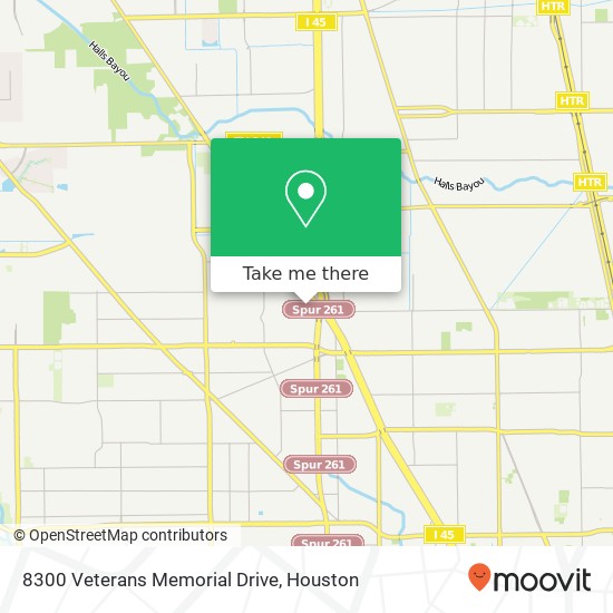 8300 Veterans Memorial Drive map