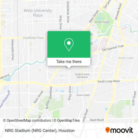 Mapa de NRG Stadium (NRG Center)