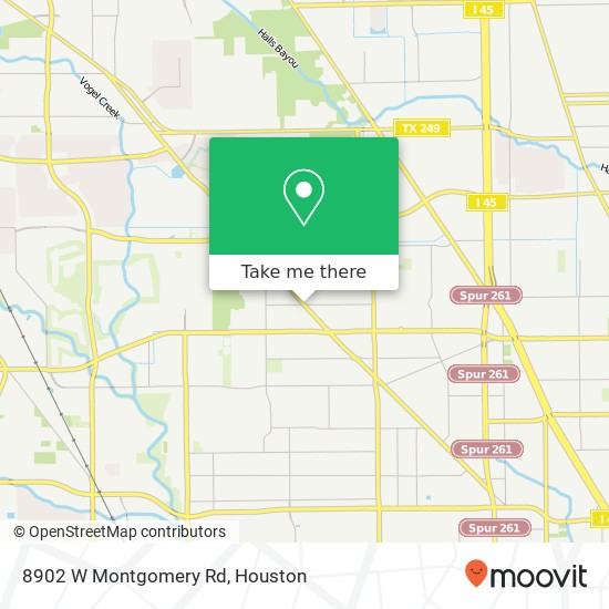 Mapa de 8902 W Montgomery Rd