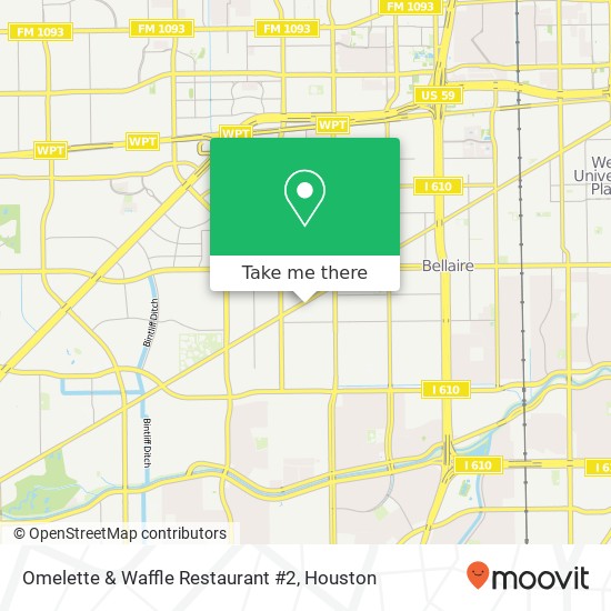 Omelette & Waffle Restaurant #2 map