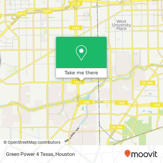 Green Power 4 Texas map