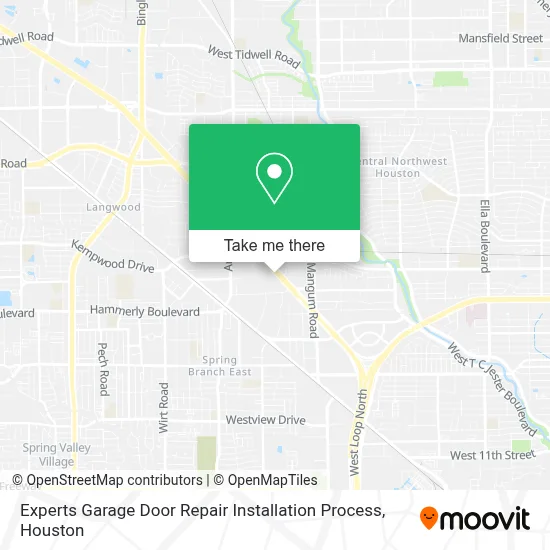 Experts Garage Door Repair Installation Process map