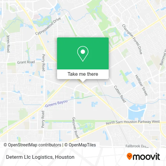 Determ Llc Logistics map