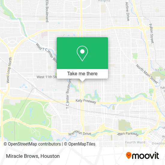 Miracle Brows map