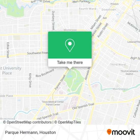 Parque Hermann map